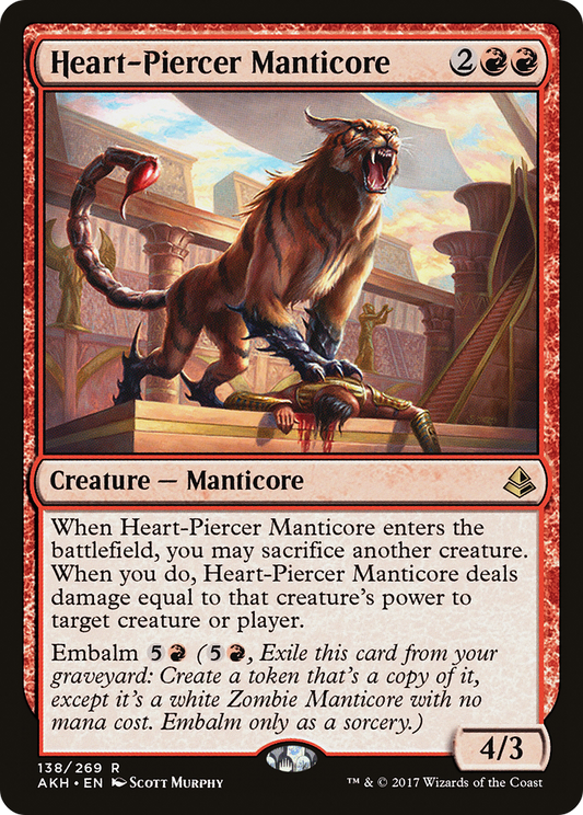 Heart-Piercer Manticore  (AKH-138) - Amonkhet