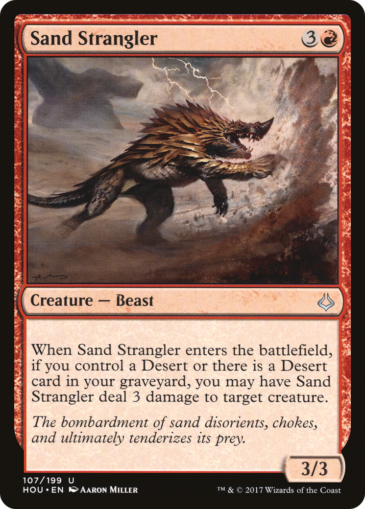 Sand Strangler (HOU-107) - Hour of Devastation Foil