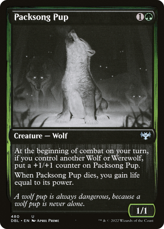 Packsong Pup (DBL-480) - Innistrad: Double Feature Foil