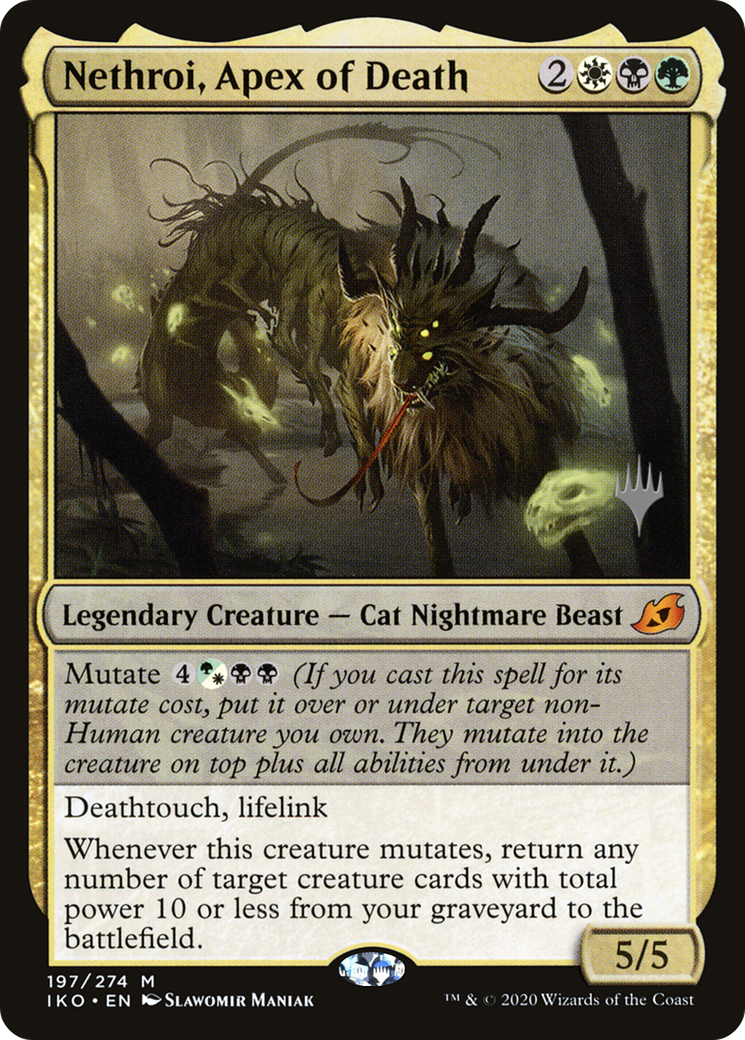 Nethroi, Apex of Death (PIKO-197P) - Ikoria: Lair of Behemoths Promos Foil