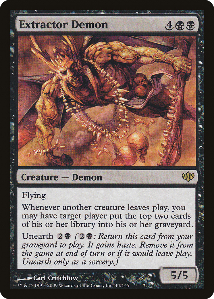 Extractor Demon (CON-044) - Conflux Foil