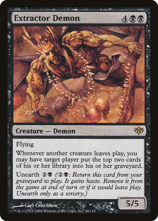 Extractor Demon (CON-044) - Conflux Foil