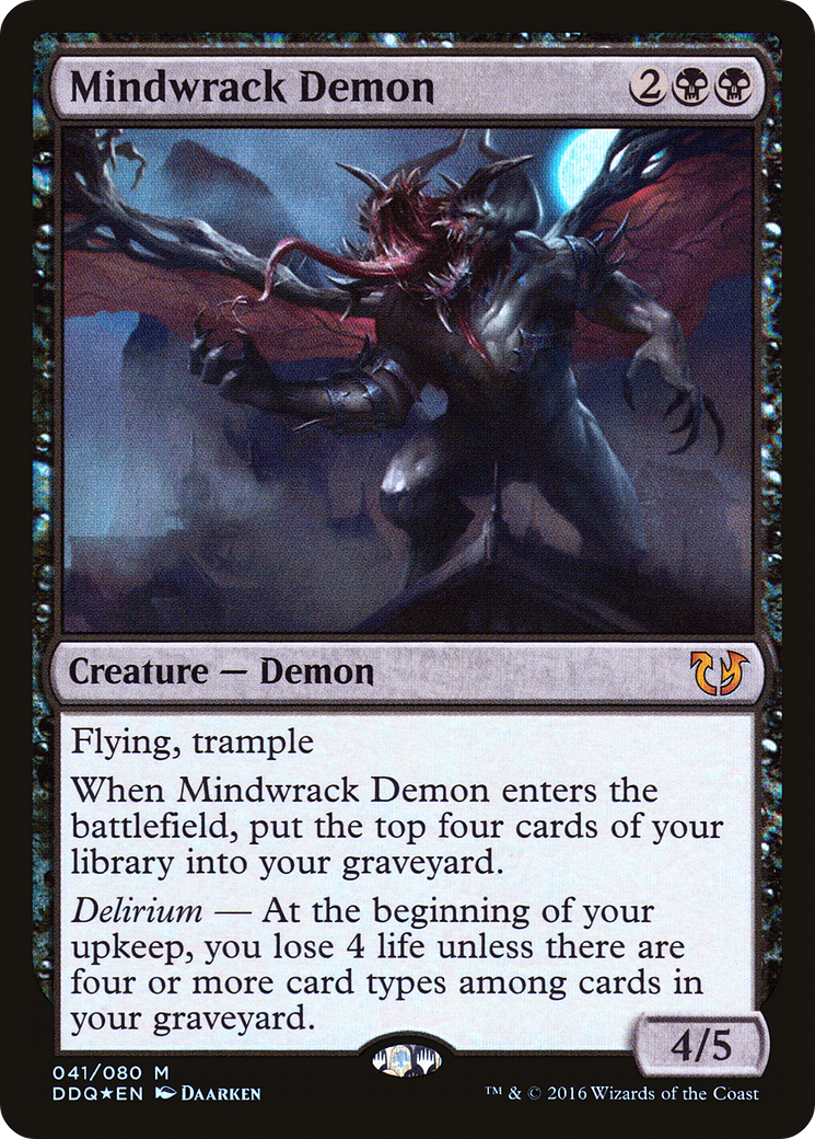 Mindwrack Demon (DDQ-041) - Duel Decks: Blessed vs. Cursed Foil