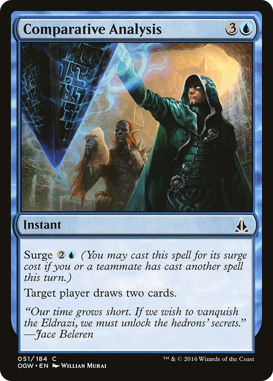 Comparative Analysis (OGW-051) - Oath of the Gatewatch