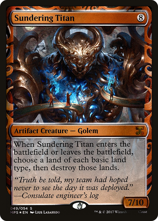 Sundering Titan (MPS-049) - Kaladesh Inventions Foil