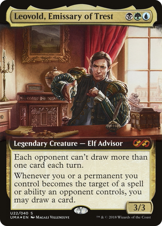 Leovold, Emissary of Trest (PUMA-U22) - Ultimate Box Topper: (Extended Art) Foil