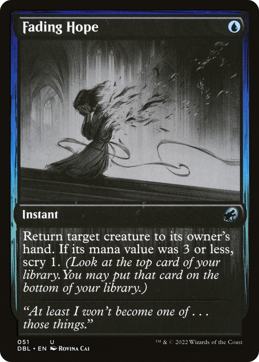 Fading Hope (DBL-051) - Innistrad: Double Feature