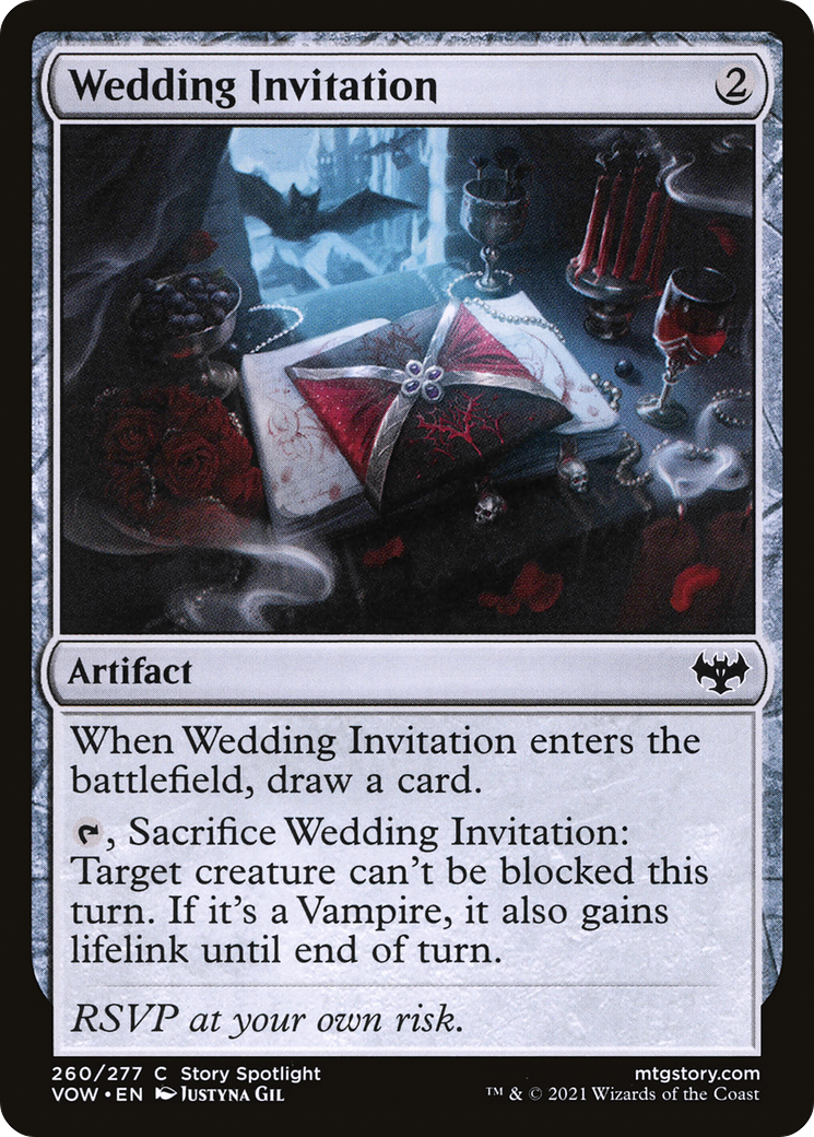 Wedding Invitation (VOW-260) - Innistrad: Crimson Vow