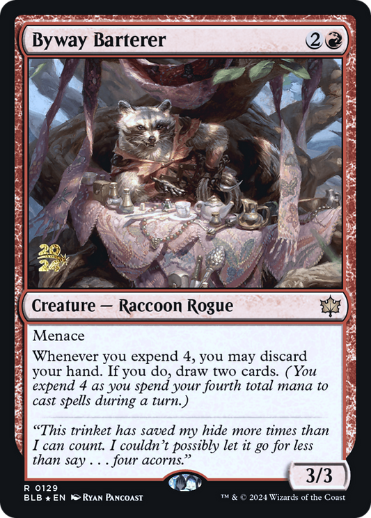 Byway Barterer (PRE-129) - Bloomburrow Promos (Prerelease) Foil