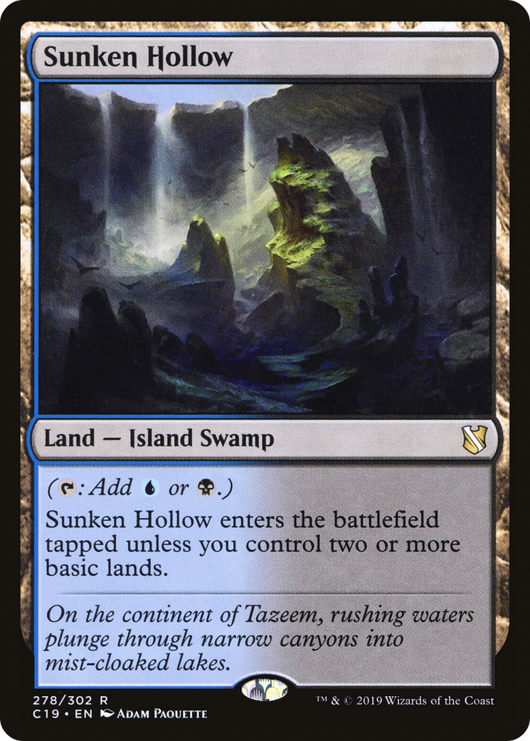 Sunken Hollow (C19-278) - Commander 2019