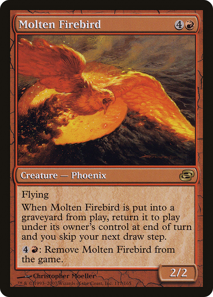 Molten Firebird (PLC-117) - Planar Chaos: (colorshifted) Foil