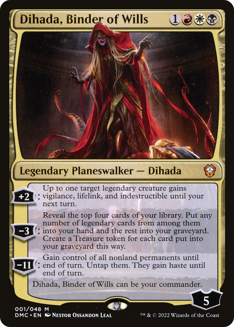 Dihada, Binder of Wills (DMC-001) - Dominaria United Commander