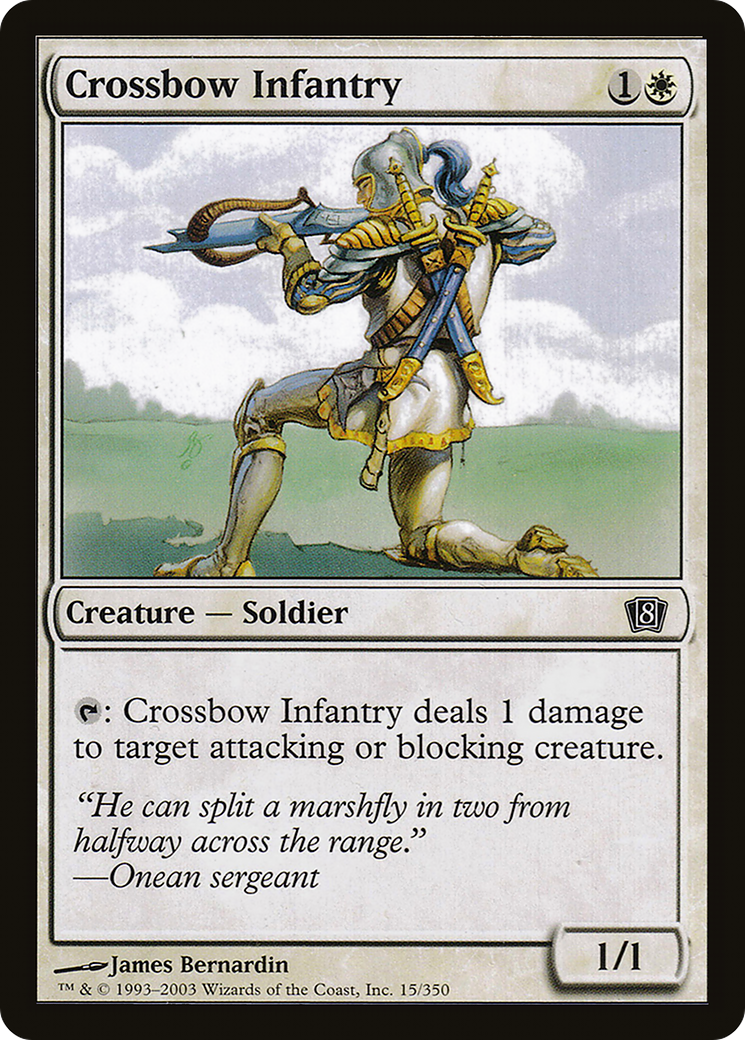 Crossbow Infantry (8ED-15★) - Eighth Edition Foil