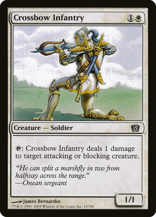 Crossbow Infantry (8ED-15★) - Eighth Edition Foil