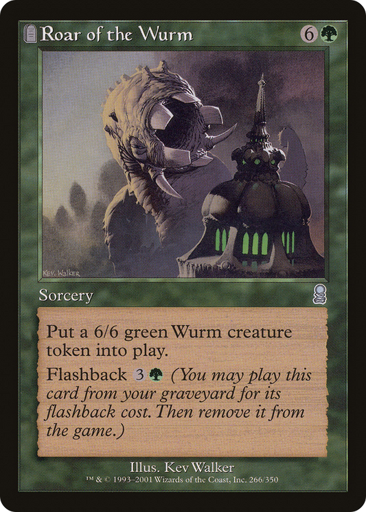 Roar of the Wurm (ODY-266) - Odyssey: (tombstone) Foil