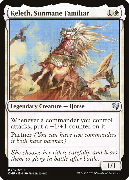 Keleth, Sunmane Familiar (CMR-028) - Commander Legends Foil