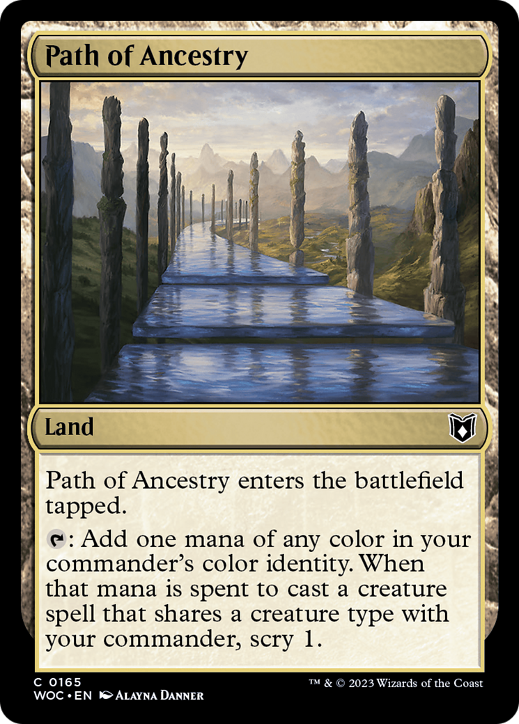 Path of Ancestry (WOC-165) - Wilds of Eldraine Commander