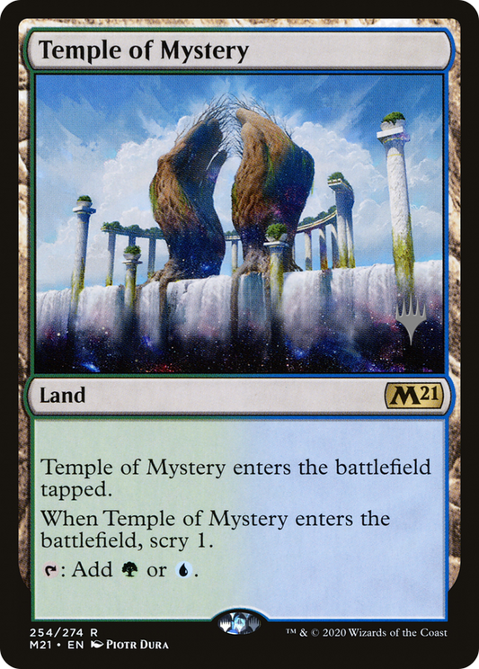 Temple of Mystery (PM21-254P) - Core Set 2021 Promos Foil