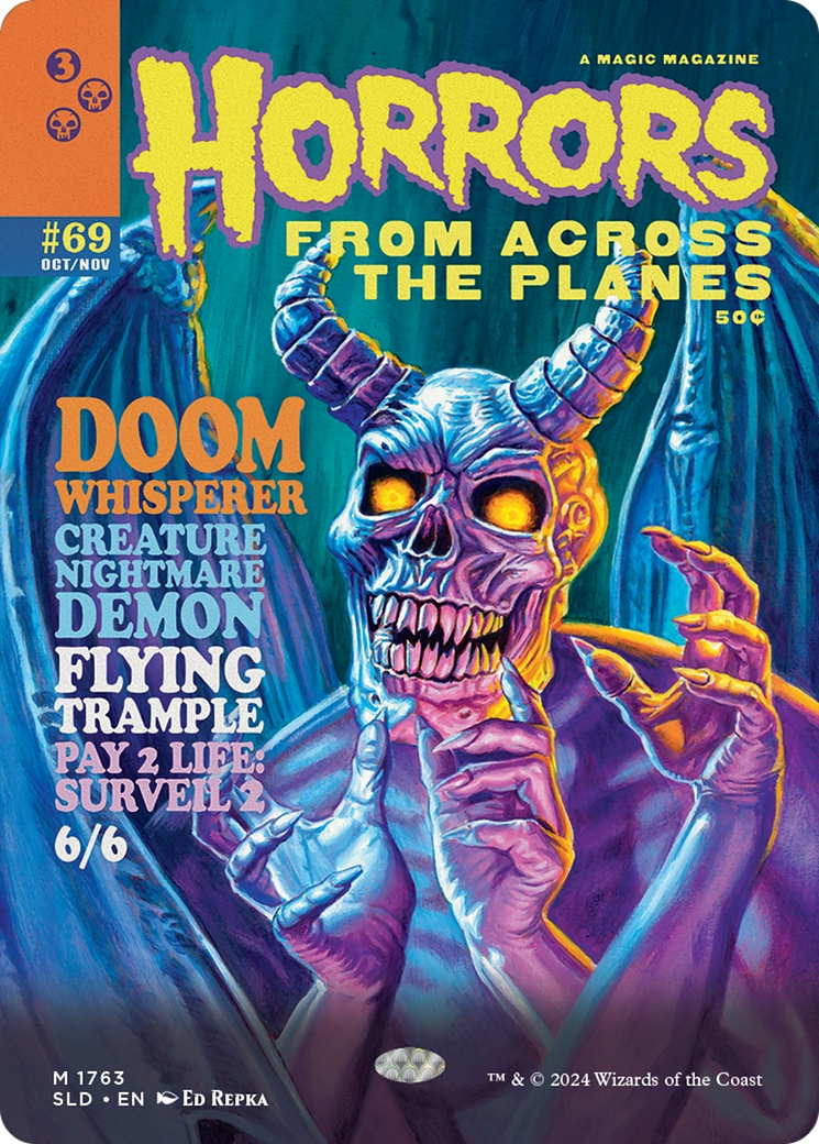 Doom Whisperer  (Borderless)(SLD-1763) - Secret Lair Drop