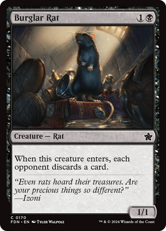 Burglar Rat (FDN-170) - Foundations Foil