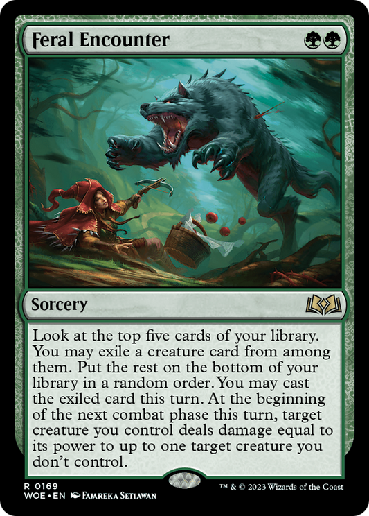 Feral Encounter (WOE-169) - Wilds of Eldraine