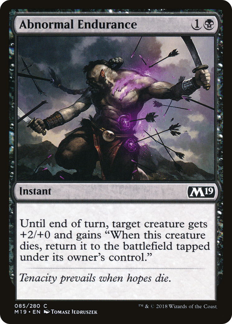 Abnormal Endurance (M19-085) - Core Set 2019 Foil