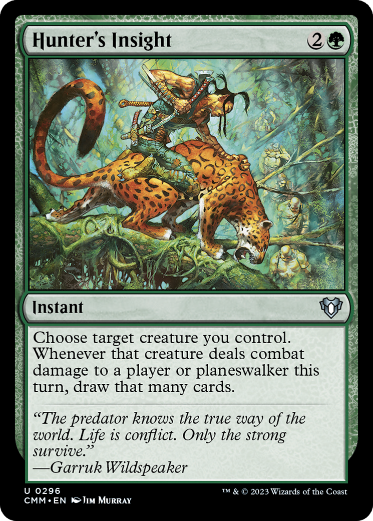 Hunter's Insight (CMM-296) - Commander Masters