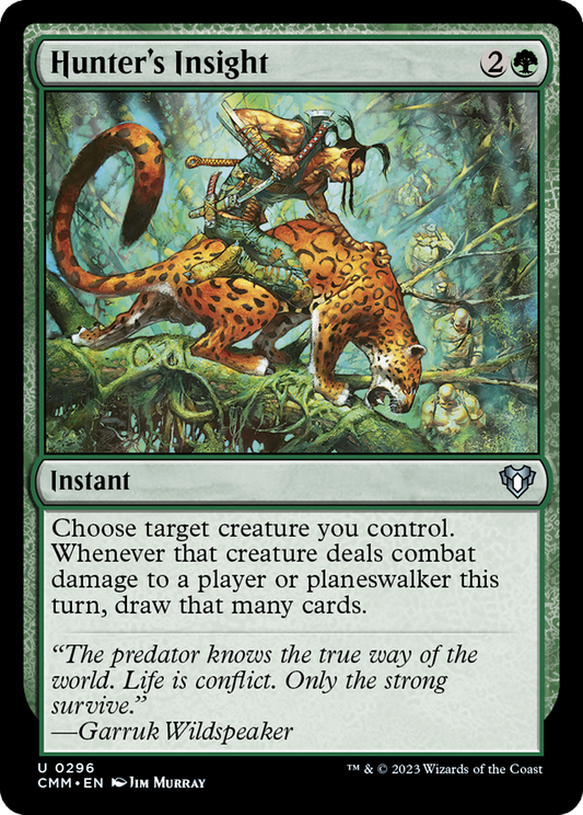 Hunter's Insight (CMM-296) - Commander Masters