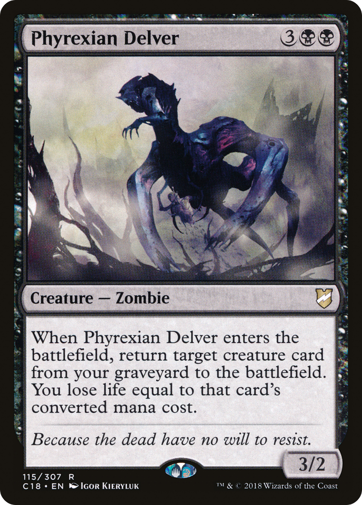 Phyrexian Delver (C18-115) - Commander 2018