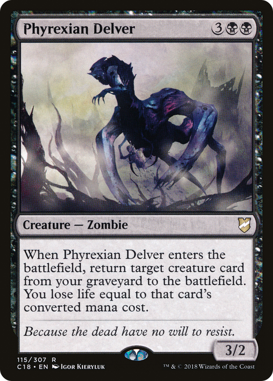 Phyrexian Delver (C18-115) - Commander 2018