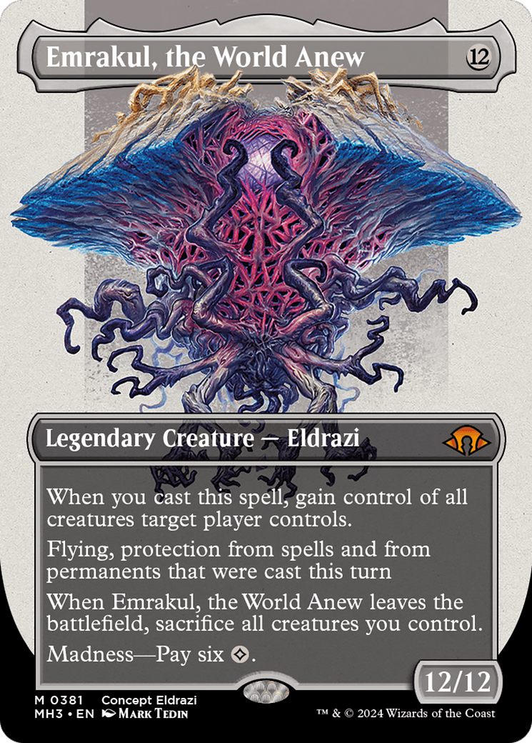 Emrakul, the World Anew (MH3-381) - Modern Horizons 3 (Borderless) Foil