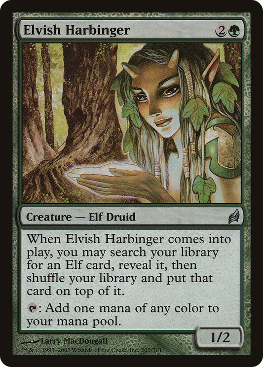 Elvish Harbinger (LRW-207) - Lorwyn Foil