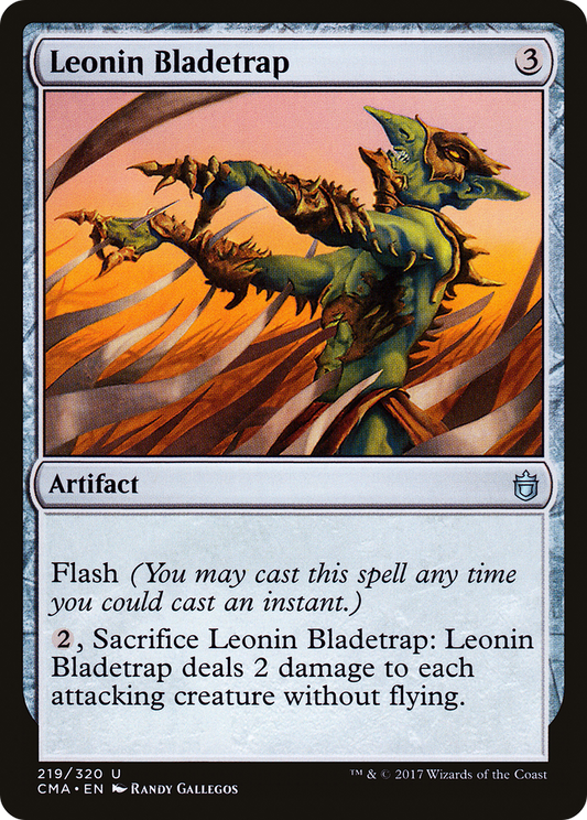 Leonin Bladetrap (CMA-219) - Commander Anthology