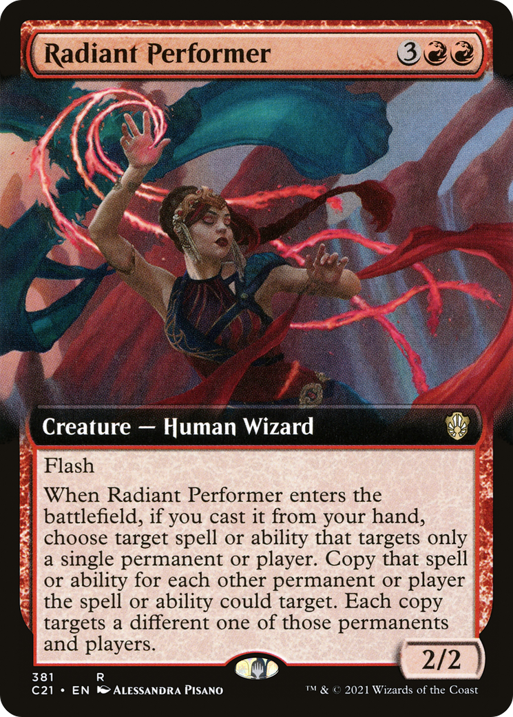 Radiant Performer (C21-381) - Commander 2021: (Extended Art)