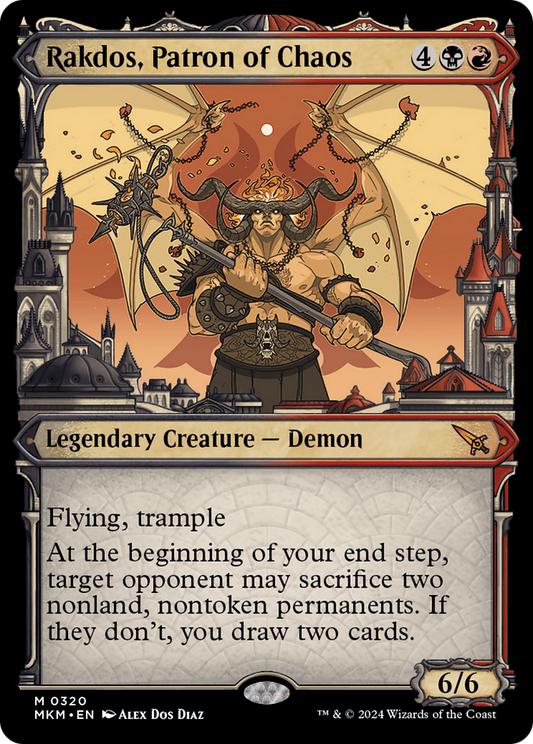 Rakdos, Patron of Chaos (MKM-320) - Murders at Karlov Manor: (Showcase)