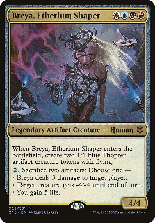 Breya, Etherium Shaper (OC16-029) - Commander 2016 Oversized Foil