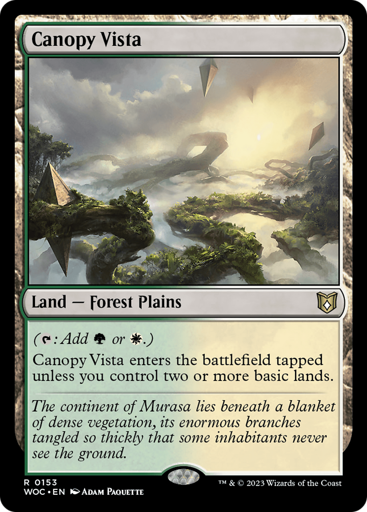 Canopy Vista (WOC-153) - Wilds of Eldraine Commander