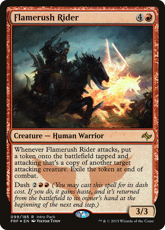 Flamerush Rider (PFRF-099) - Fate Reforged Promos Foil