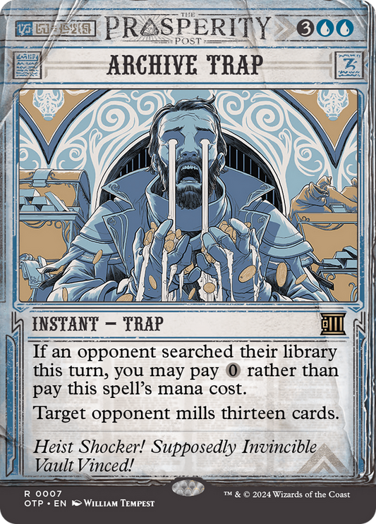 Archive Trap  (Borderless)(OTP-007) - Breaking News: (Showcase) Foil