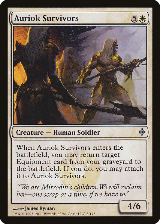 Auriok Survivors (NPH-003) - New Phyrexia Foil