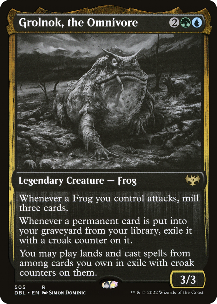 Grolnok, the Omnivore (DBL-505) - Innistrad: Double Feature Foil