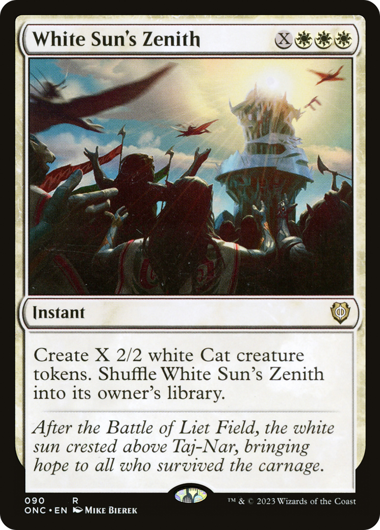 White Sun's Zenith (ONC-090) - Phyrexia: All Will Be One Commander