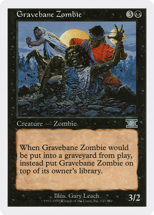 Gravebane Zombie (6ED-133) - Classic Sixth Edition