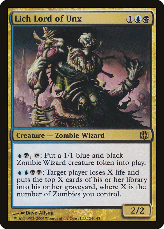 Lich Lord of Unx (ARB-024) - Alara Reborn Foil