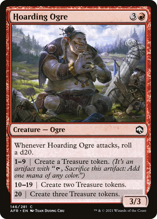 Hoarding Ogre  (AFR-146) - Adventures in the Forgotten Realms