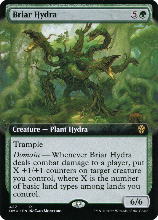 Briar Hydra (DMU-427) - Dominaria United: (Extended Art) Foil