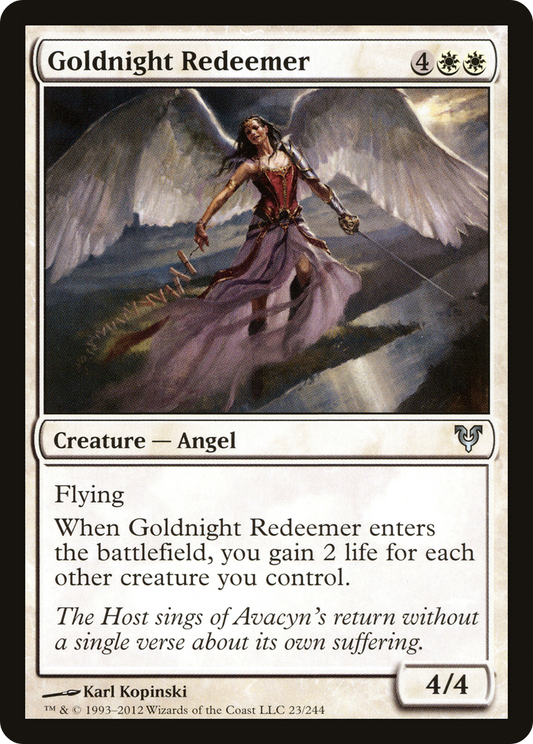 Goldnight Redeemer (AVR-023) - Avacyn Restored Foil