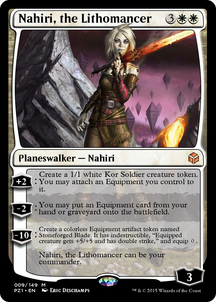 Nahiri, the Lithomancer (PZ1-009) - Legendary Cube Prize Pack