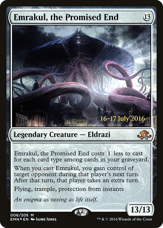 Emrakul, the Promised End (PEMN-06S) - Eldritch Moon Promos Foil