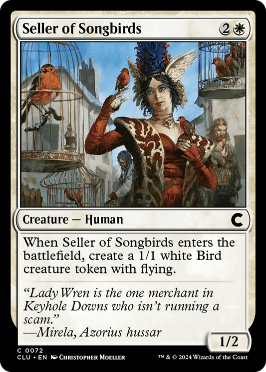 Seller of Songbirds (CLU-072) - Ravnica: Clue Edition